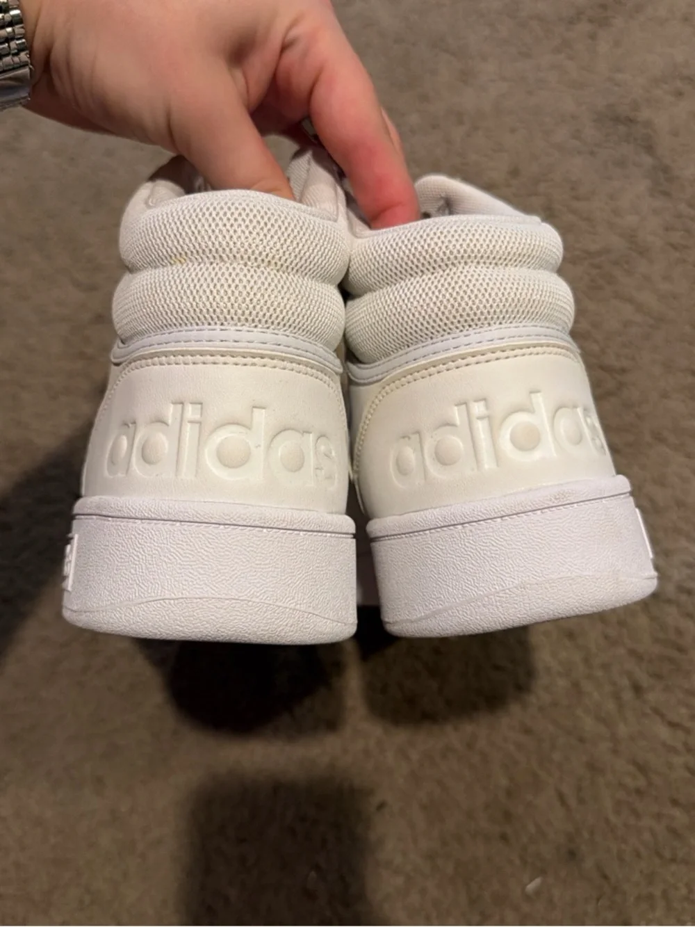 adidas White Men’s Low-Top Street Sneakers - Picture 3 of 5